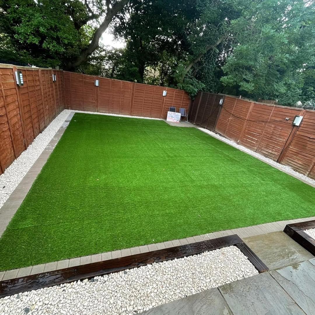 After landscaping